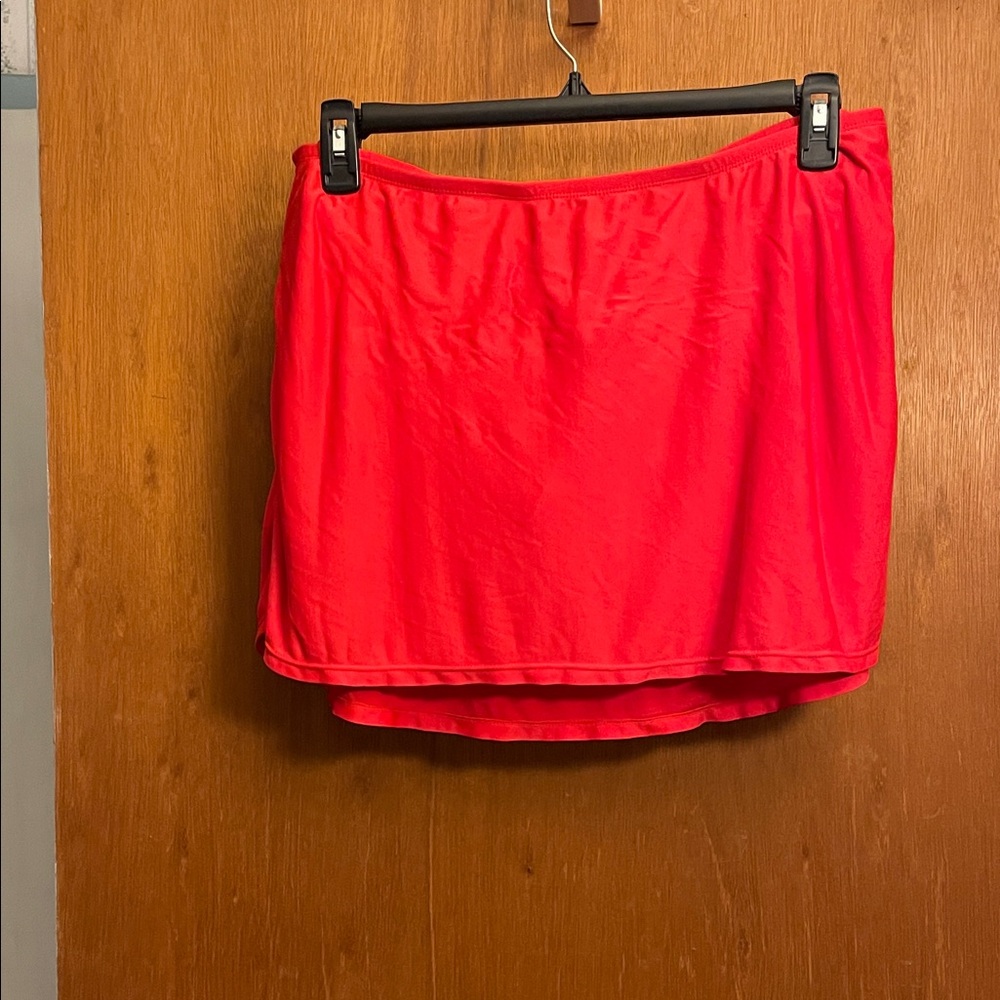 Catalina Bright Red swim suit skirt.